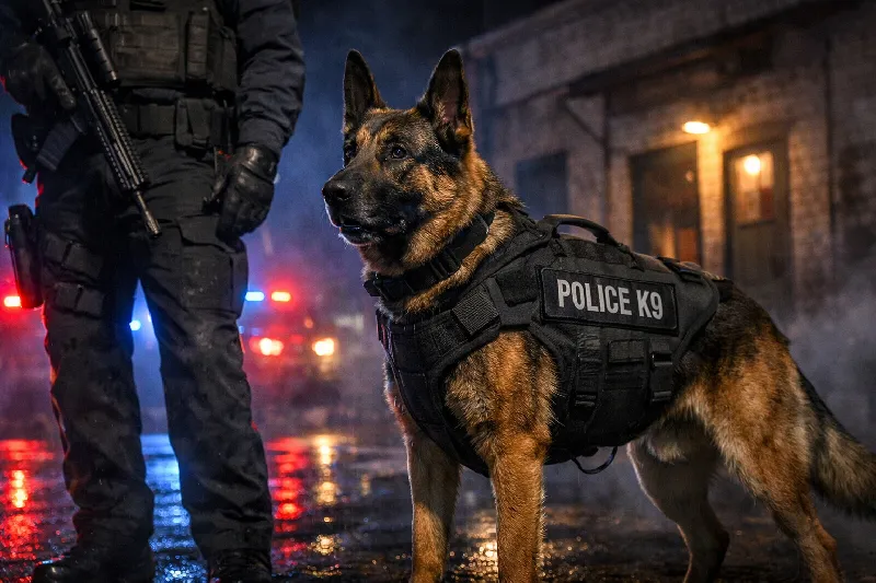 Tactical Vests for Police and Military Dogs