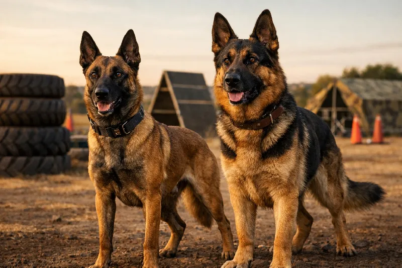 Belgian Malinois vs German Shepherd