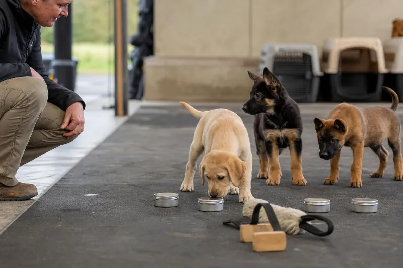 How Puppies Are Selected for Detection Programs
